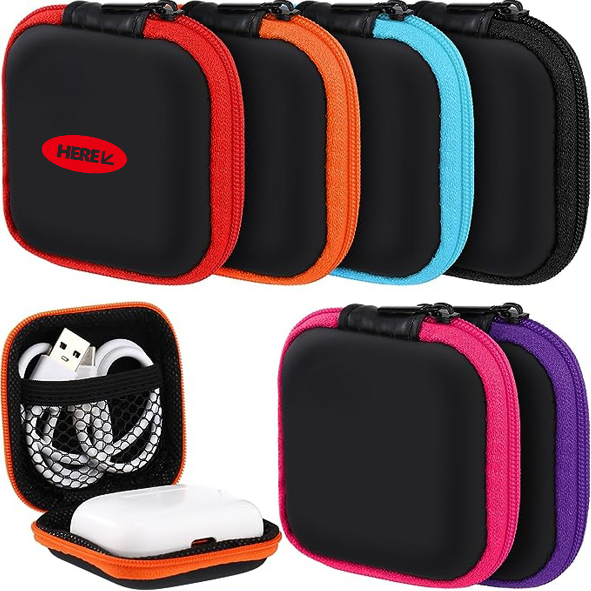 Mini Square Cable Organizer Case 4