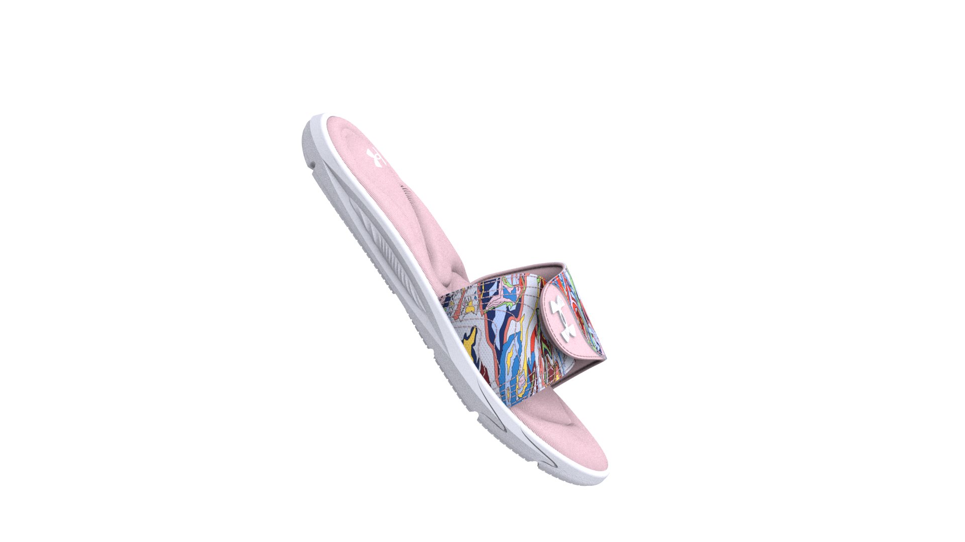 UA Ignite VI Graphic Strap Women's Slides 7