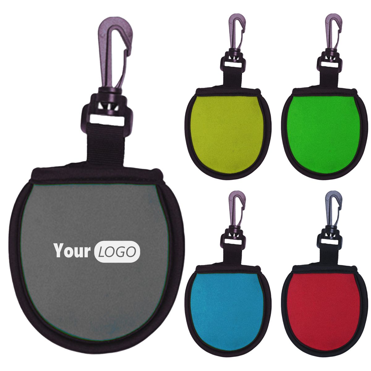 Neoprene Portable Golf Ball Cleaner Pouch For Pristine Performance 3