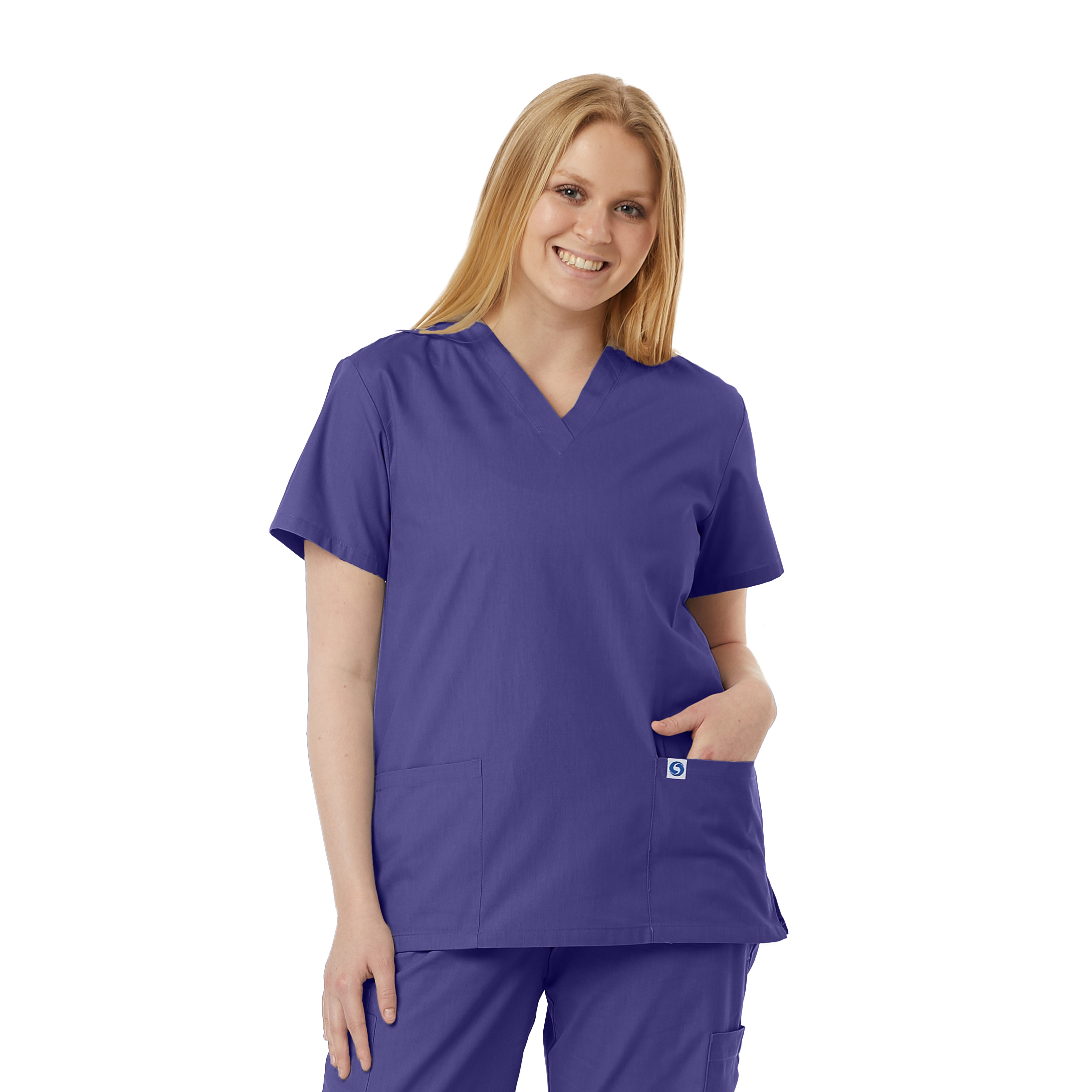 Unisex V-Neck Scrub Tunic 37