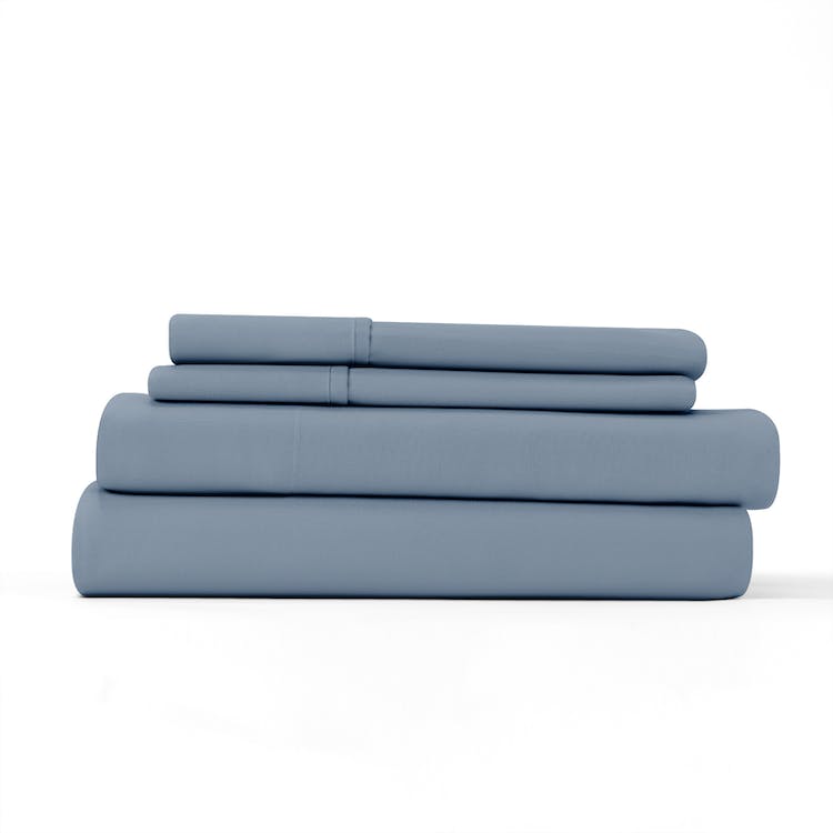 Queen Bed Sheet Sets - 4 Piece Stone Ultra Soft 3