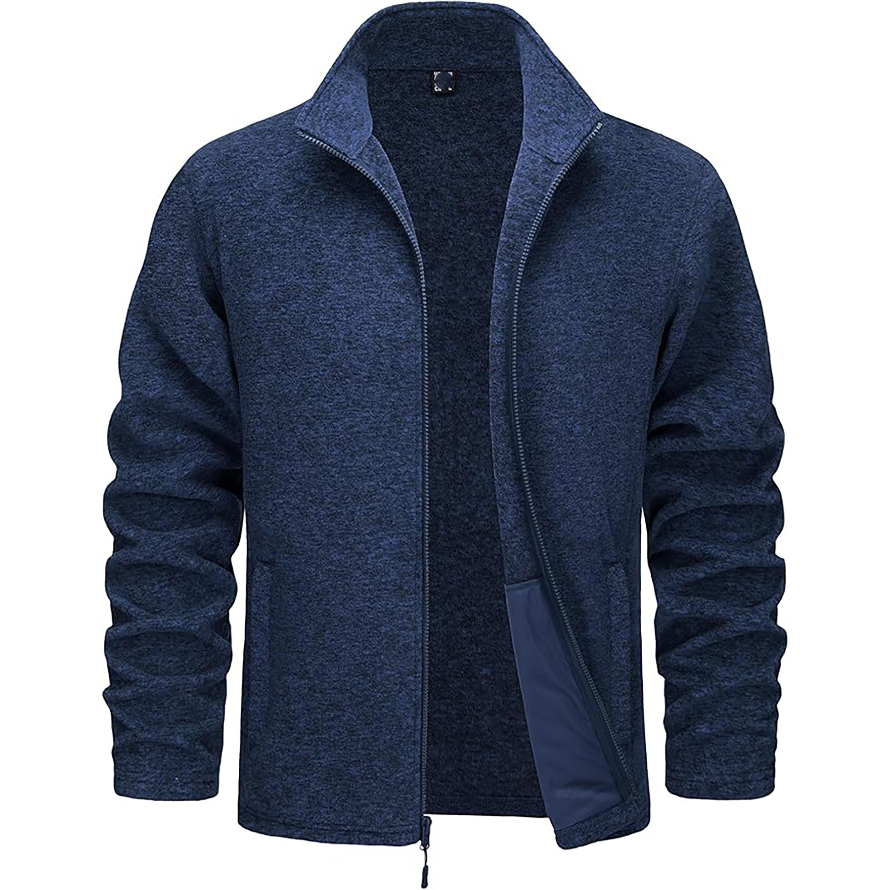 "Men Zipper Fleece Jacket Full zipper" 54