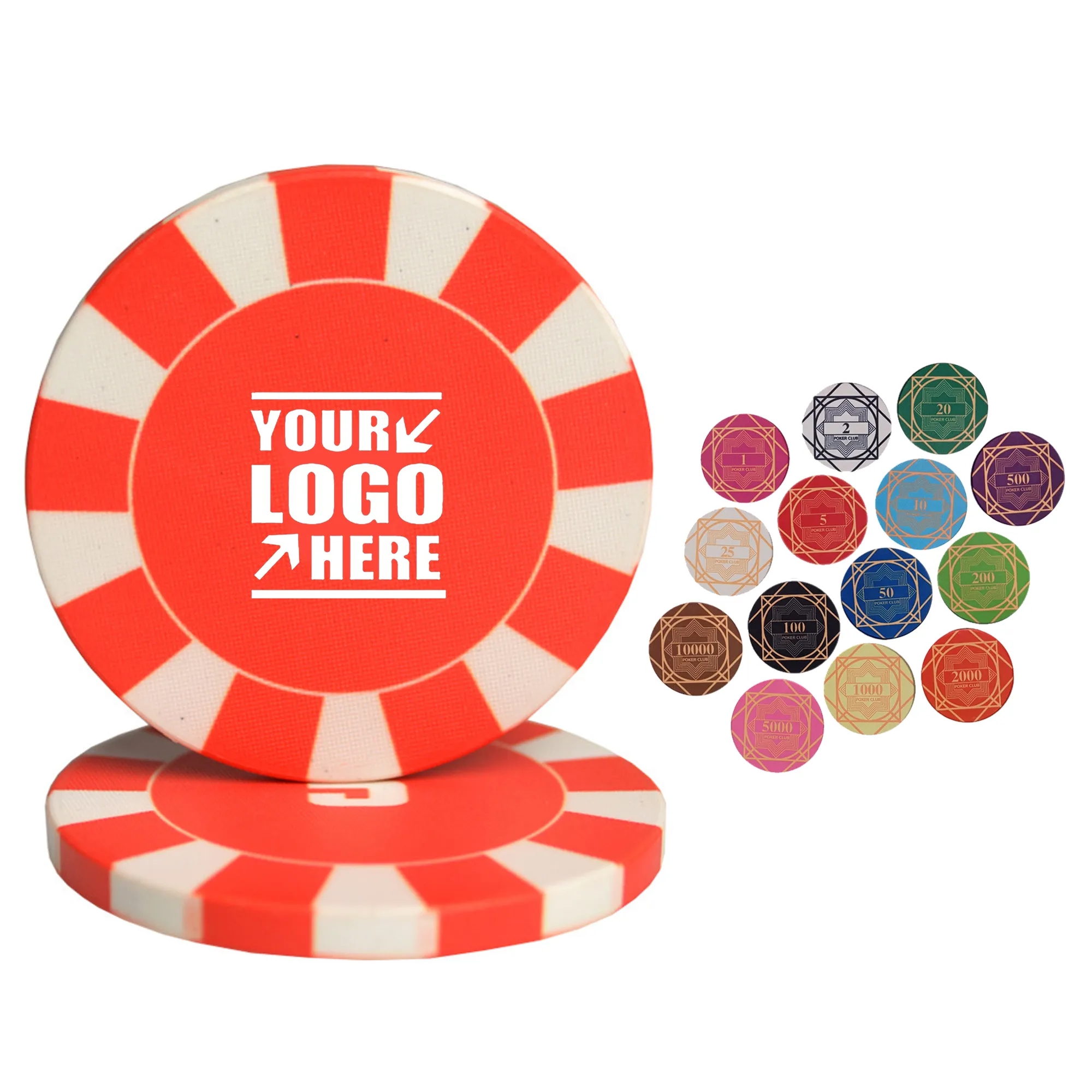 Full Color Ceramic Poker Chip 4