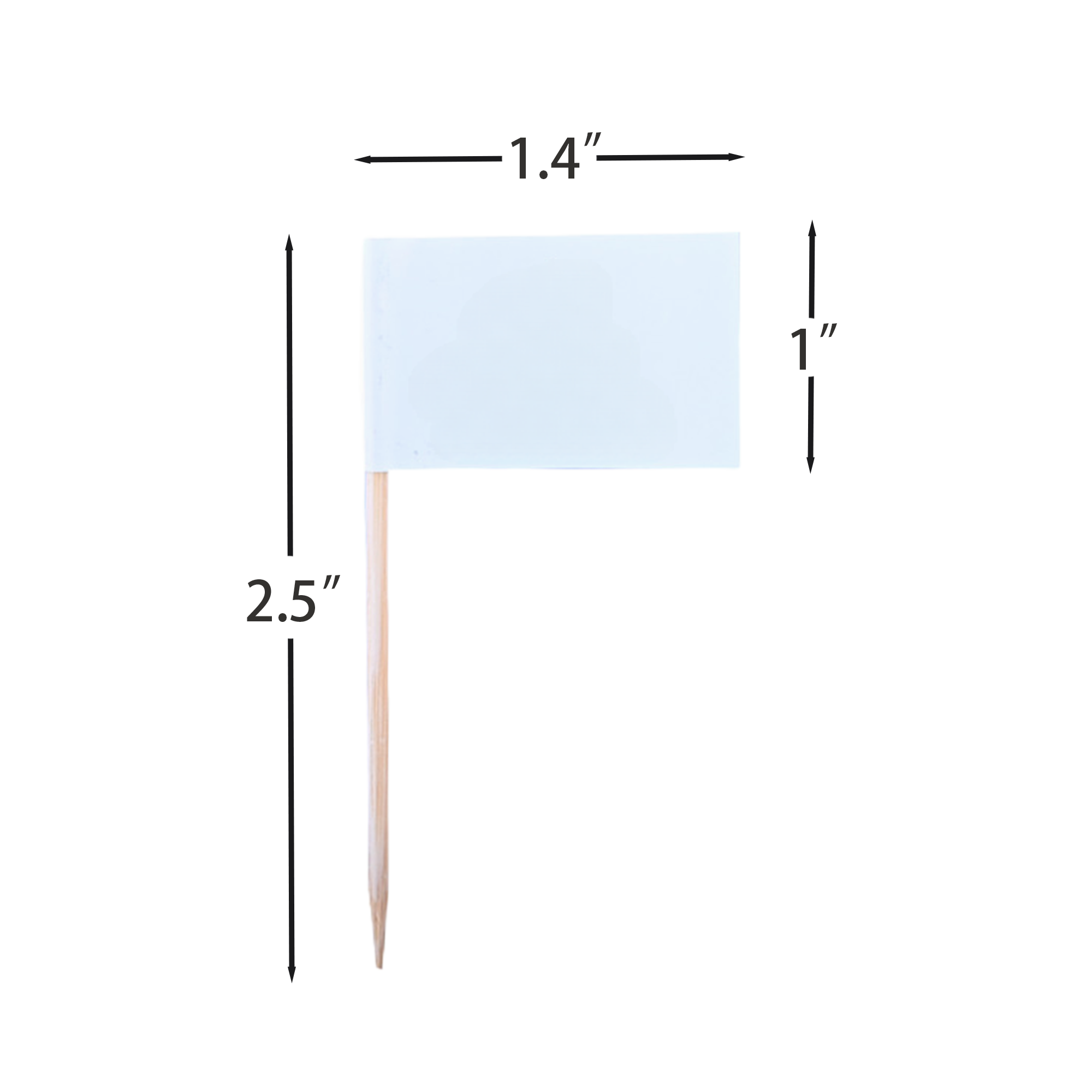 Flag Toothpick Food Label MOQ100 5