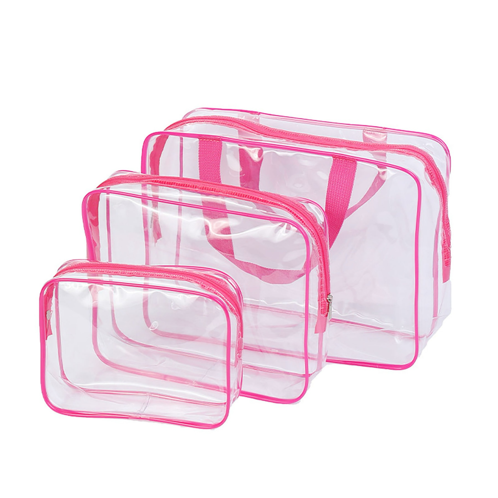 Portable Transparent PVC Toiletry Storage Bag 11
