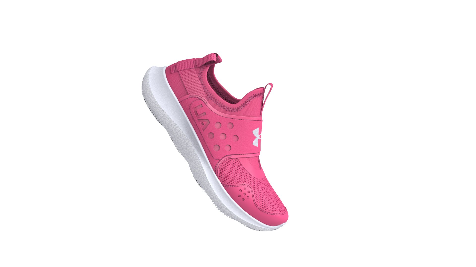 UA Runplay Girls' Pre-School Running Shoes 15