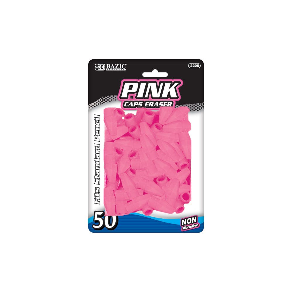 Bulk Erasers - Pencil Cap 50 Count 3