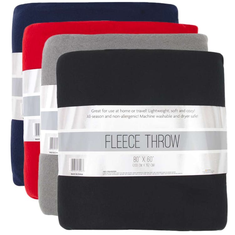 Twin Fleece Blankets Assorted  - 80" x 60" 2