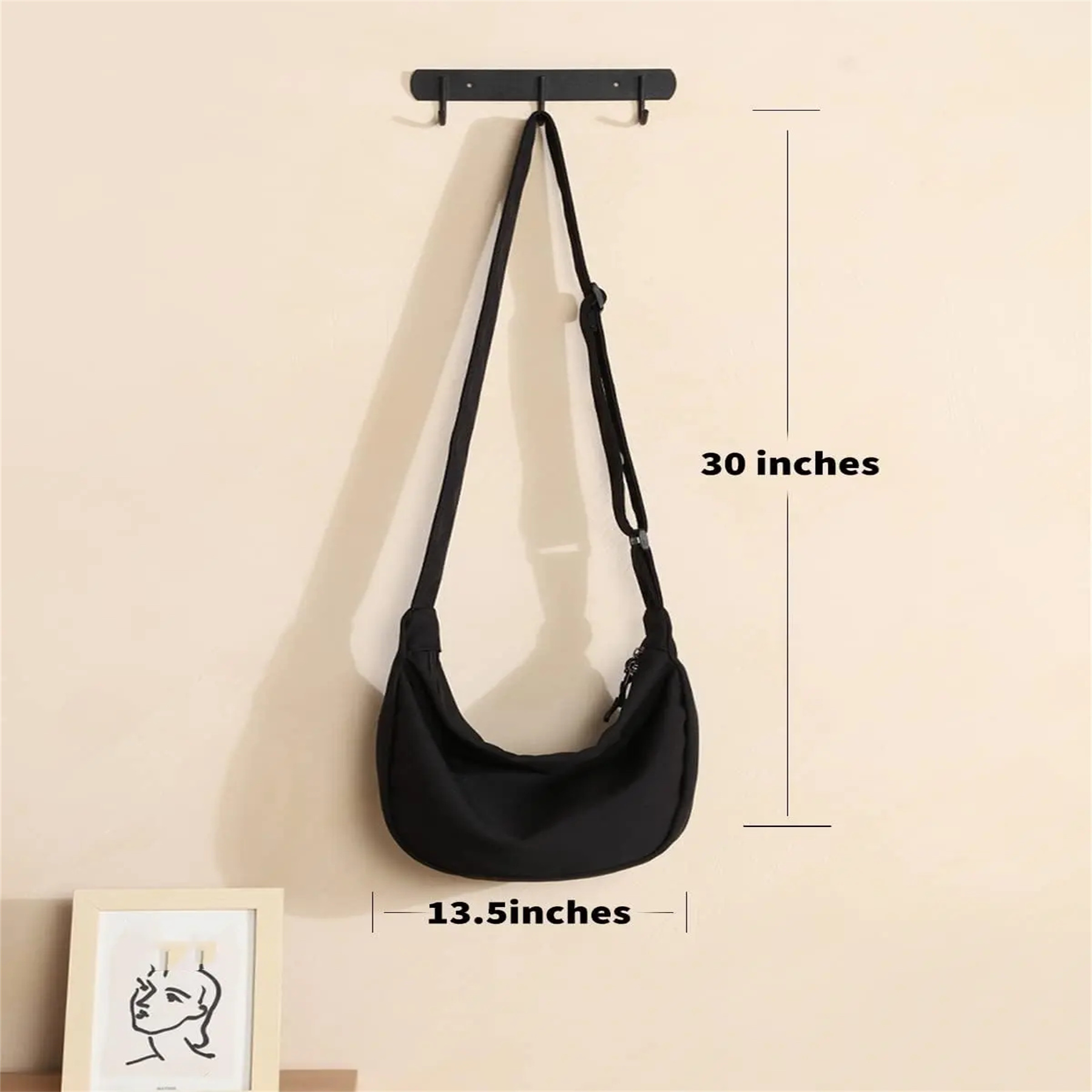 Crossbody Crescent Bag 4