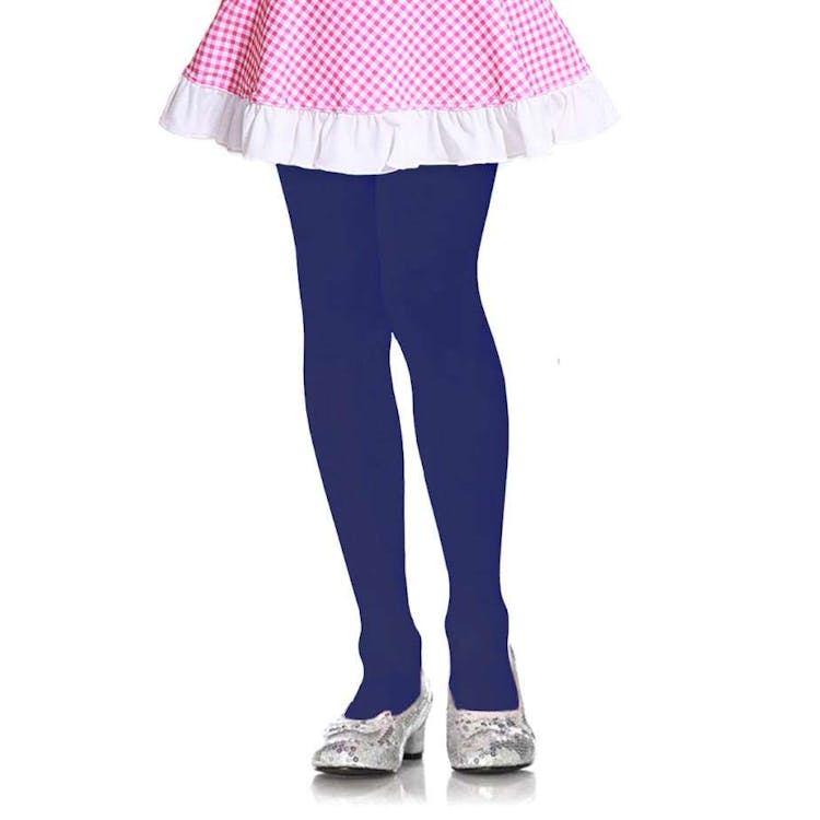 Girls' Winter Tights - Navy Extra Small 3