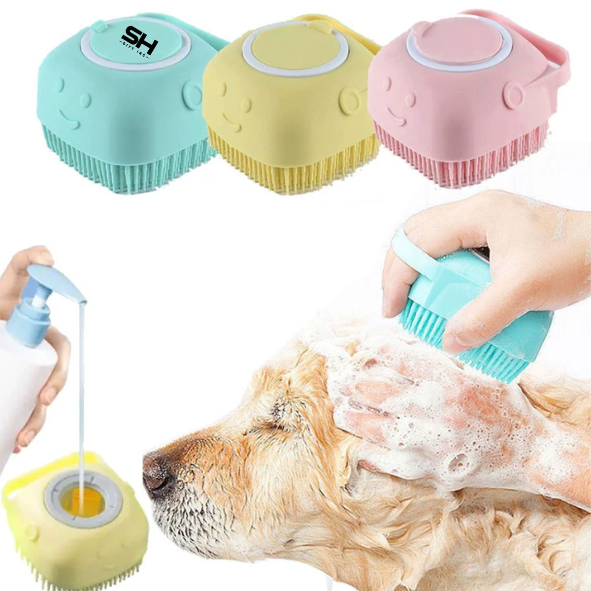 Pet Bath Massage Brush