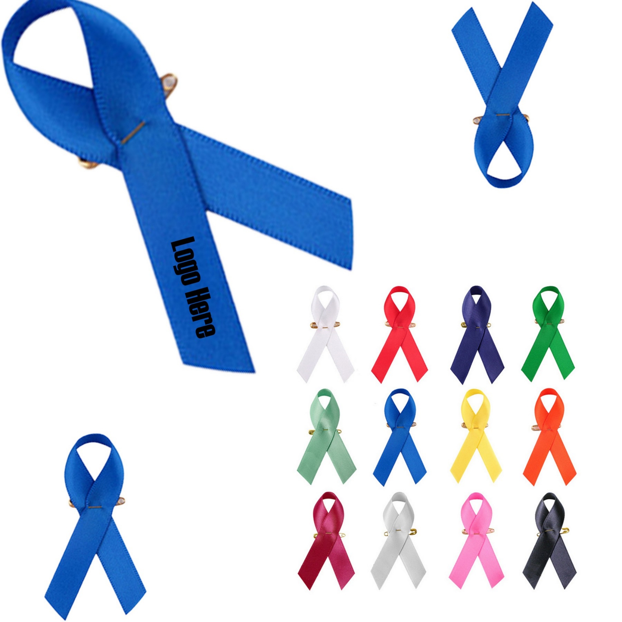 Blank Organ Donor Awareness Ribbon Pin 3