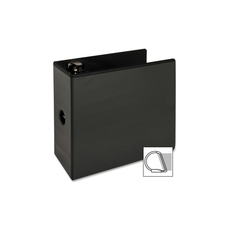 5" 3-Ring Binders - Black D Rings View Covers 2