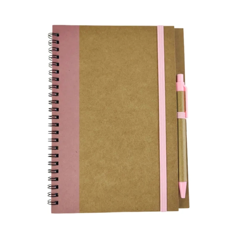 A5 Spiral Notebook & Pen 10