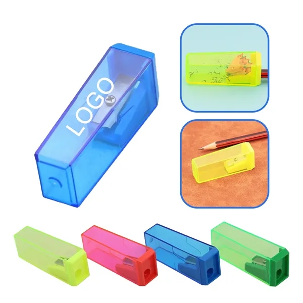 Mixed Color Transparent Pencil Sharpener