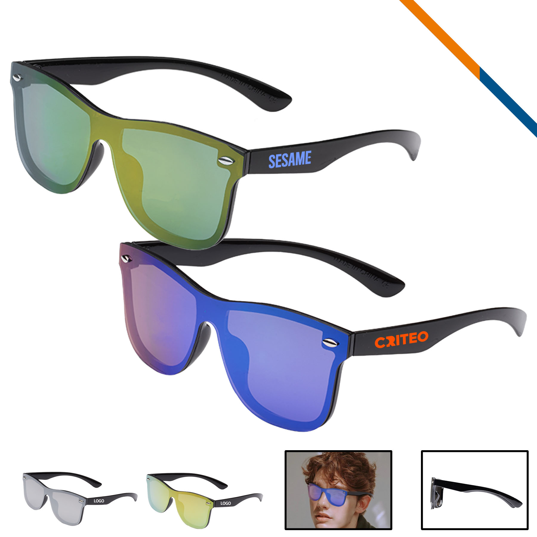 Snar Mirrored Sunglasses