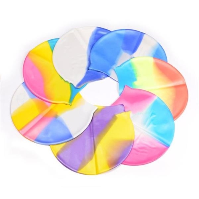 Colorful Silicone Swim Caps for Adult