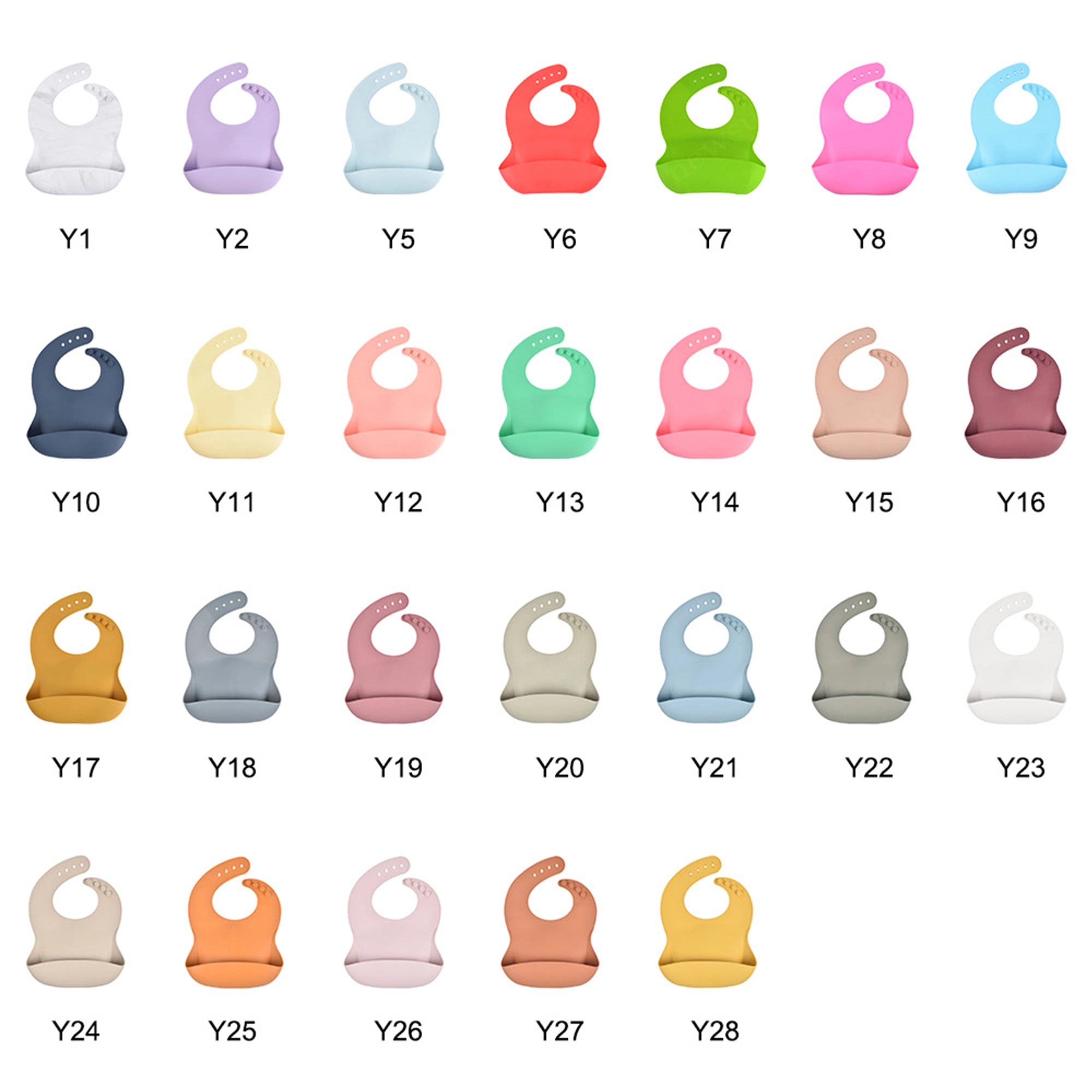 Silicone Bibs for Babies MOQ 50 PCS 8