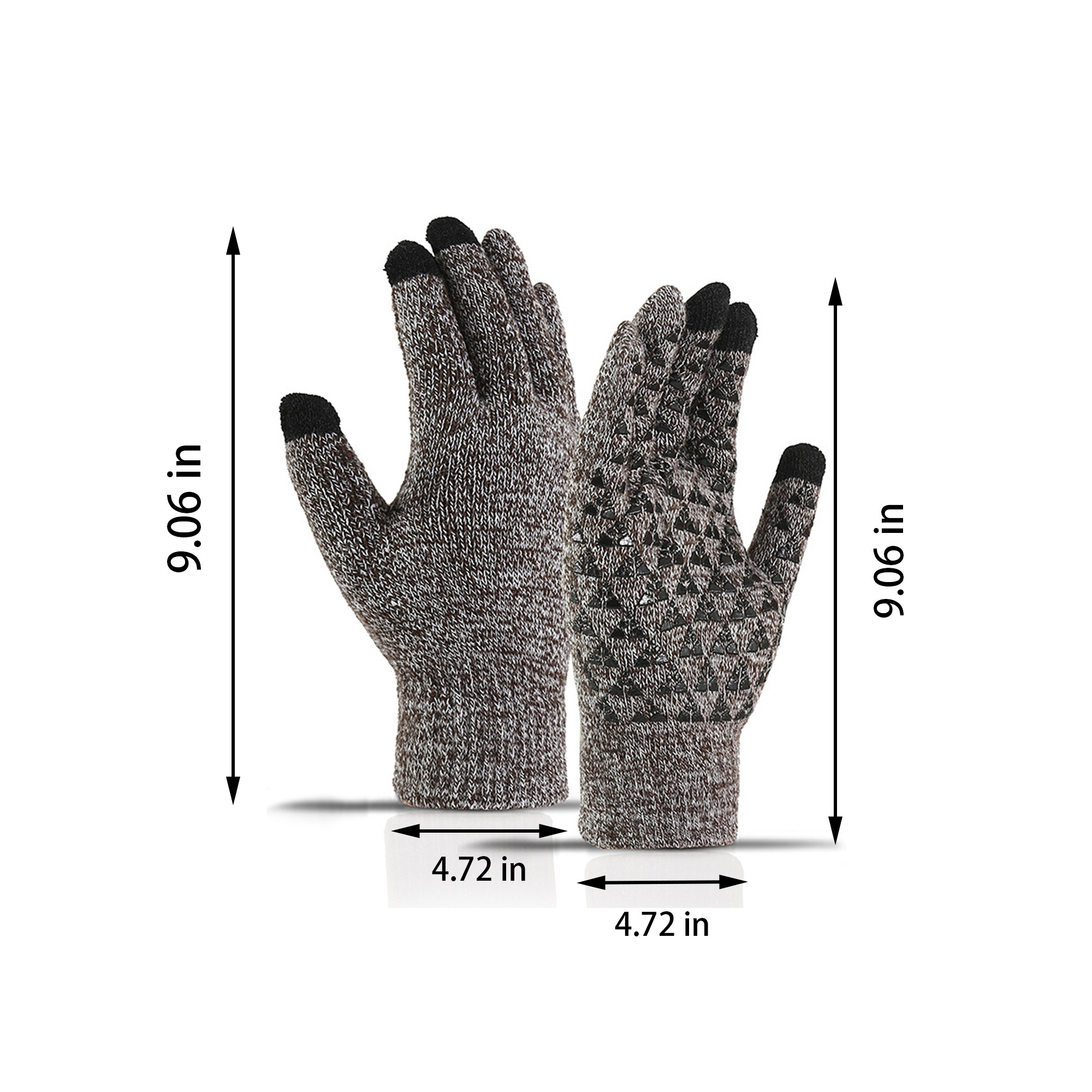 Non-slip Touchscreen Knitted Gloves MOQ 20 5