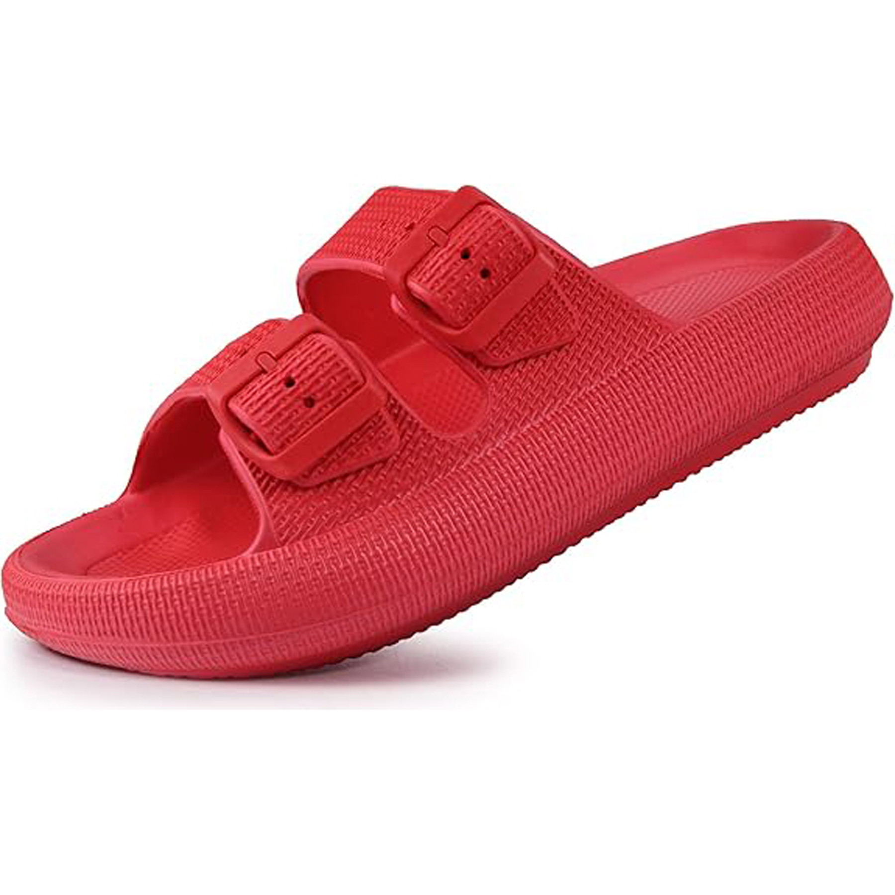 EVA Double Buckle Adjustable Flat Sandals 15