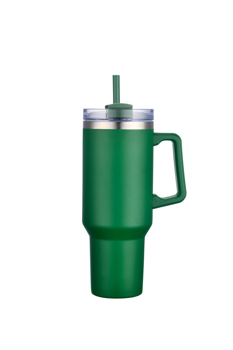 Endura 40 oz Green Double Wall Vacuum Mug 3