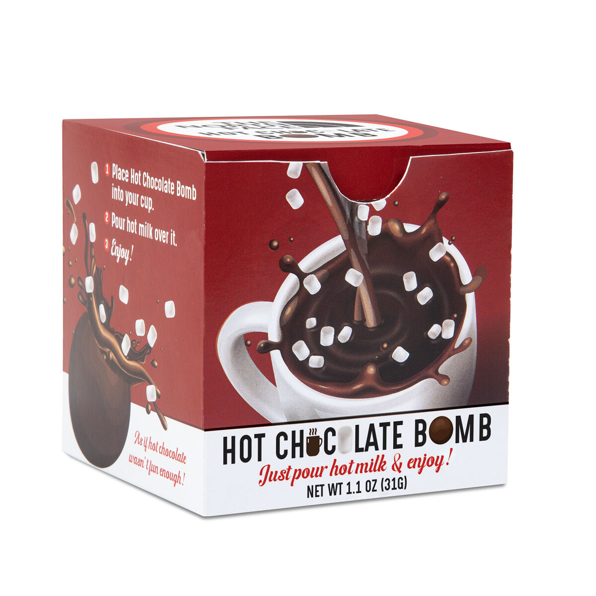 Hot Chocolate Bomb In Full Color Gift Box HCB1 RDB Direct