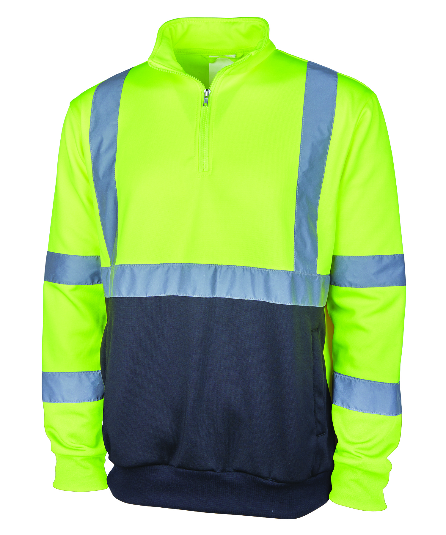 Quarter Zip Hi-Vis Sweatshirt