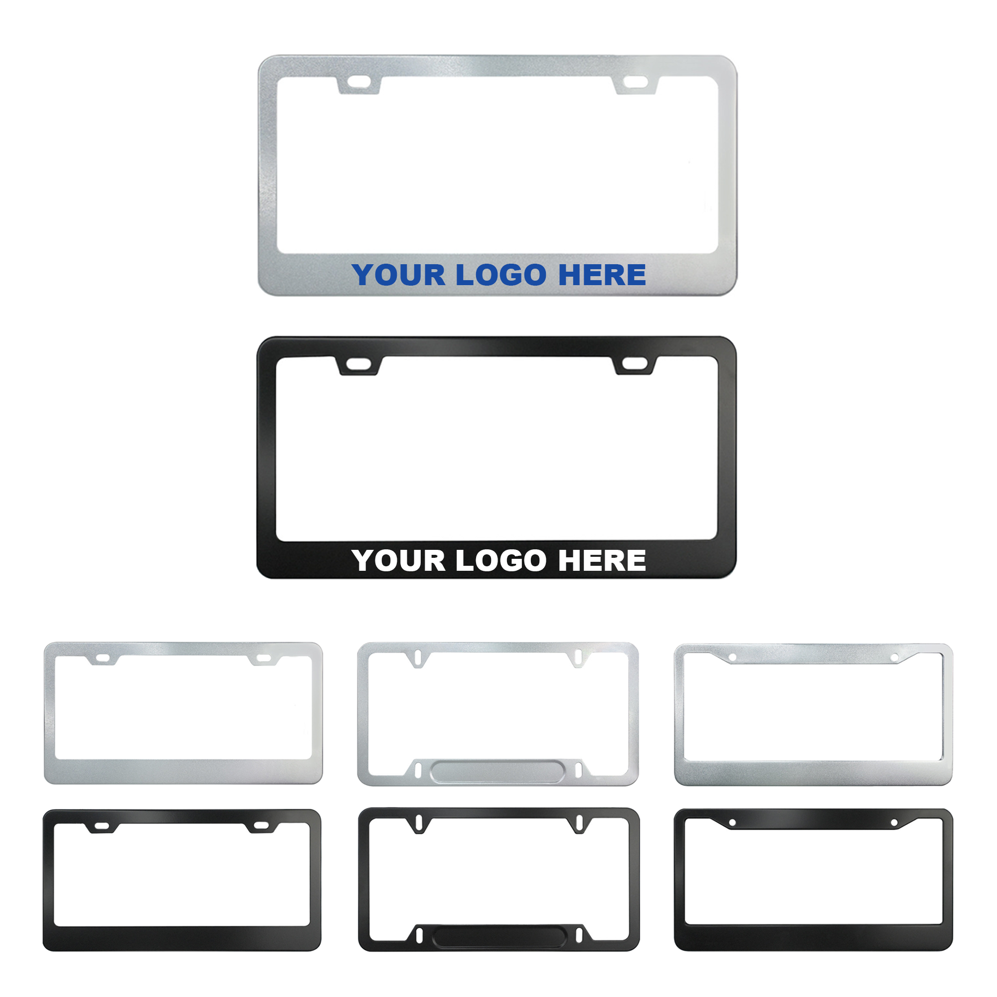 Aluminum Car License Plate Frame 4