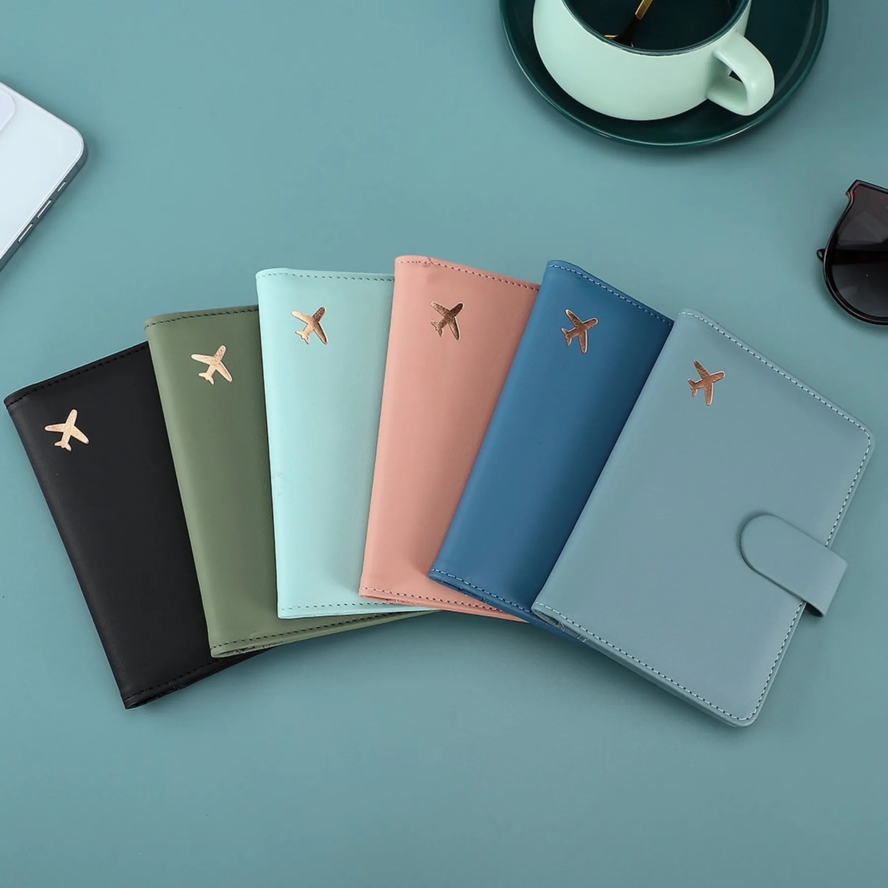 Premium Leather Passport Holder Covers Case 35