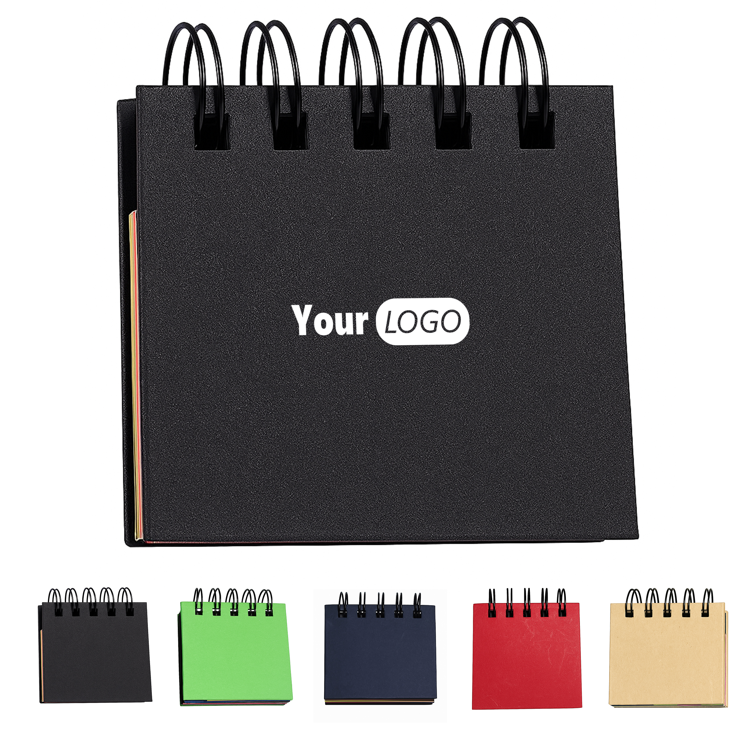 Mini Spiral Sticky Note Pad With Cover 9