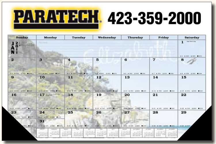  In The Image Personalized Desk Blotter Calendar I DB1 BigPromotions