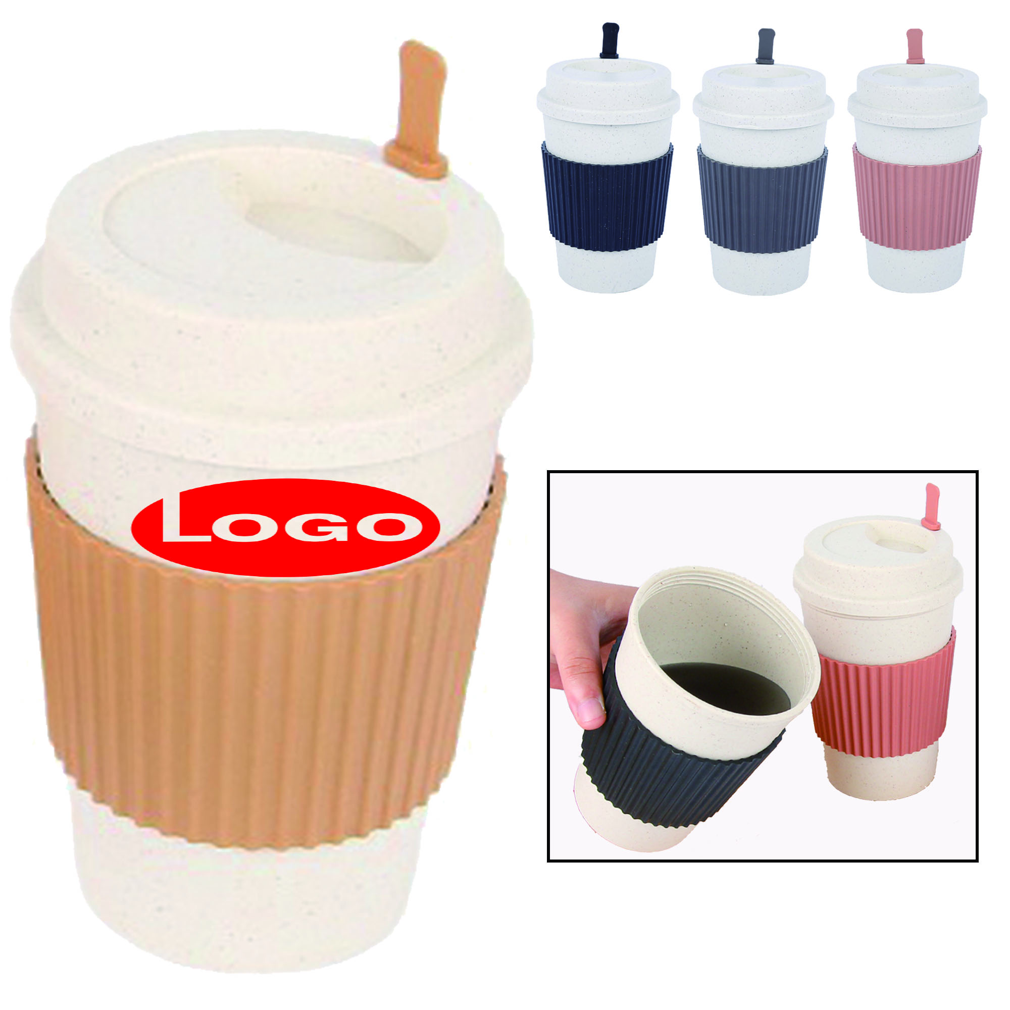 16OZ Eco-Friendly Coffee Cup Full Color 5