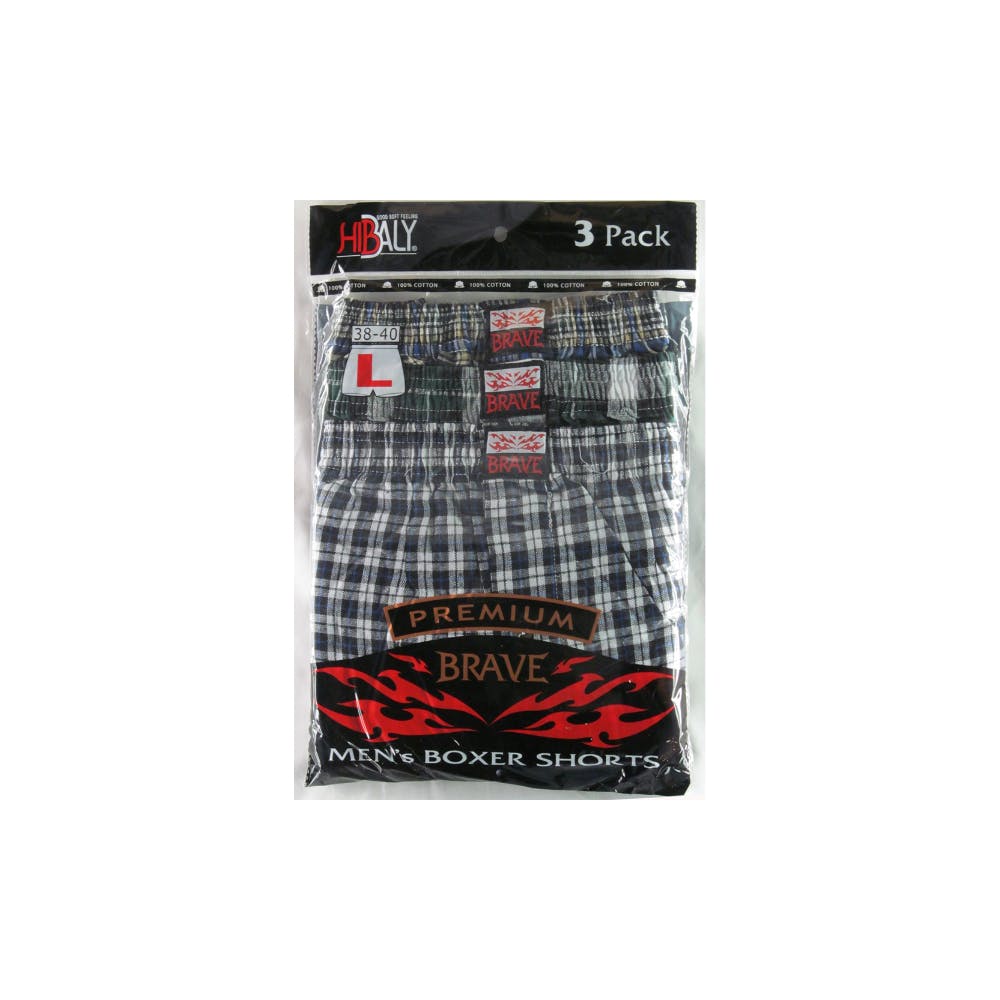 Men's Plaid Boxers - Size 4X Assorted 2