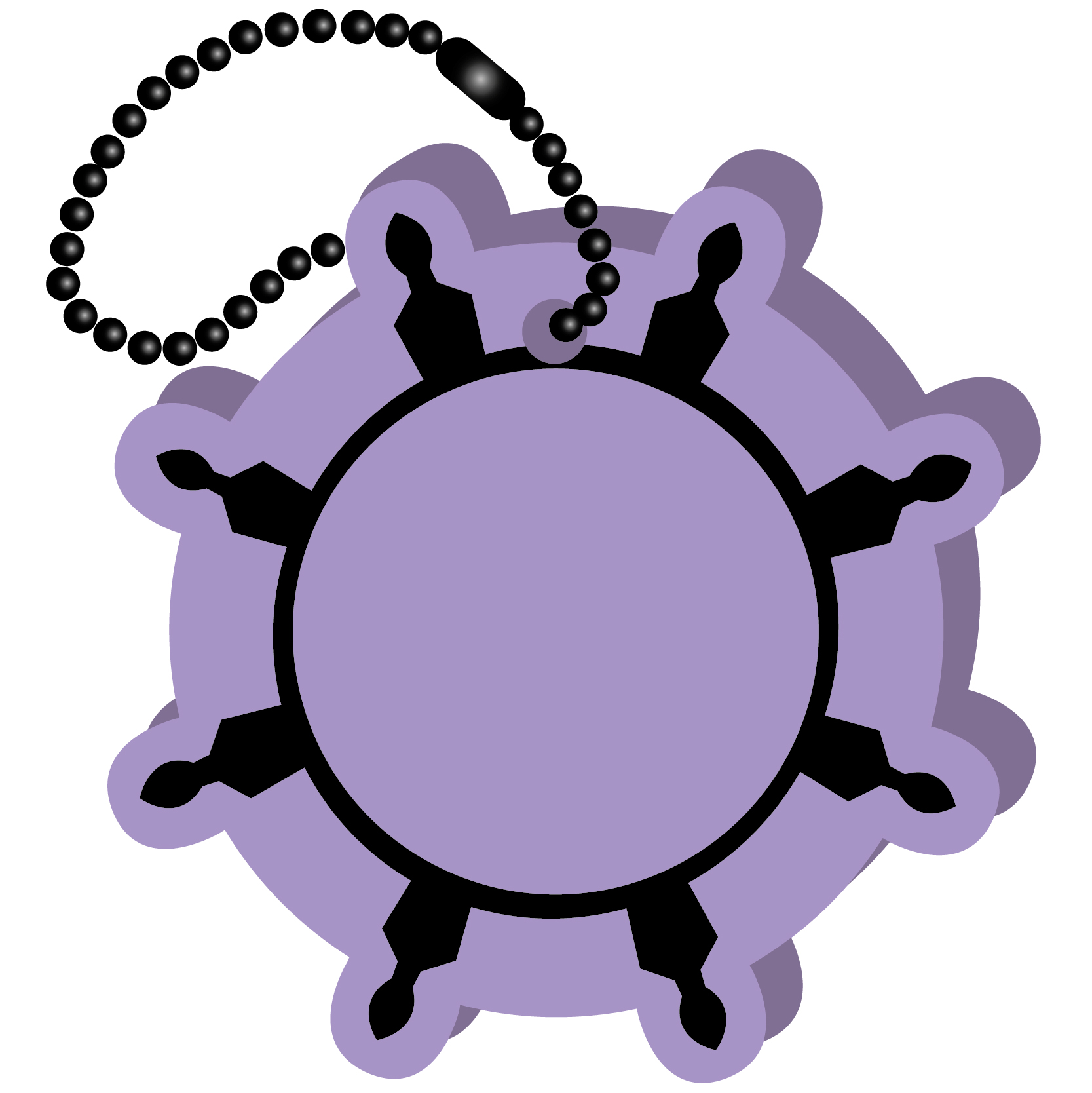 Ships Wheel Key Tag 31