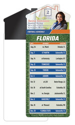 Magna-Card House Shape Magnet Football Schedules (3.5x9)