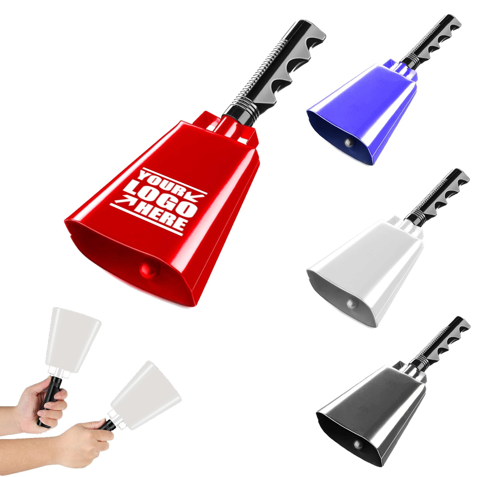 10" Cheering Iron Cowbell 5