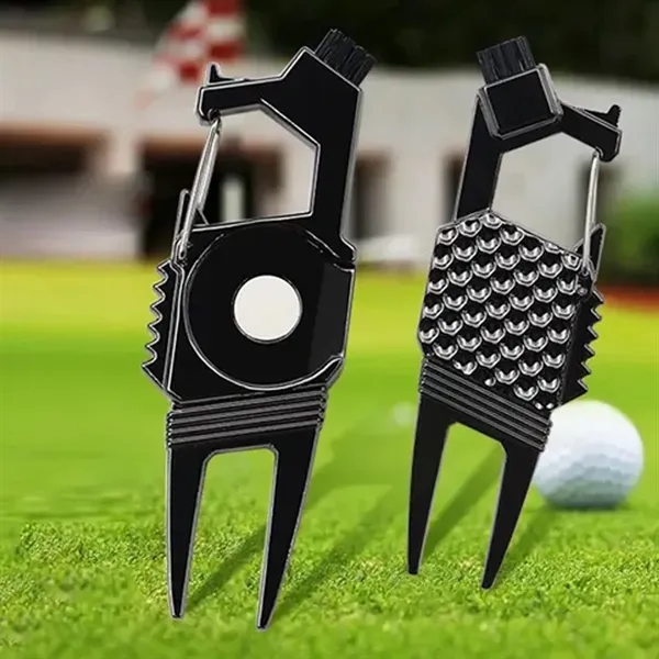 Custom Premium Golf Divot Repair Tool with Magnetic Ball Marker — Executive Gift 3