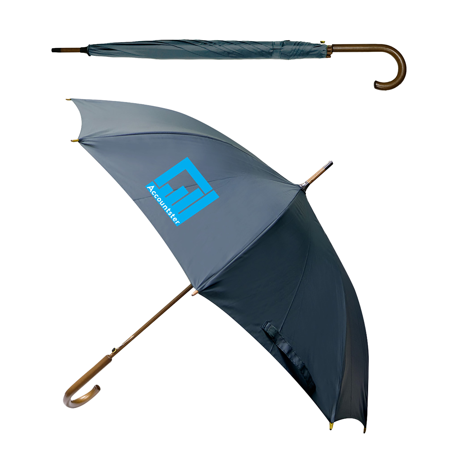 EXECUTIVE UMBRELLA: 48" Arc with Hook Handle 40