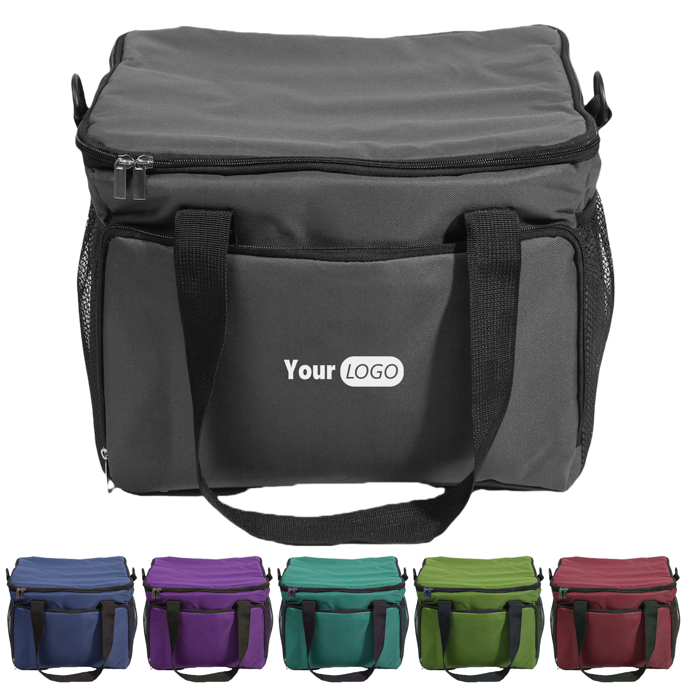 Nylon Reliable Navy Blue Cooler Bag 5