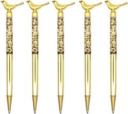 Metal Bling Small Bird Retractable Ballpoint Pen