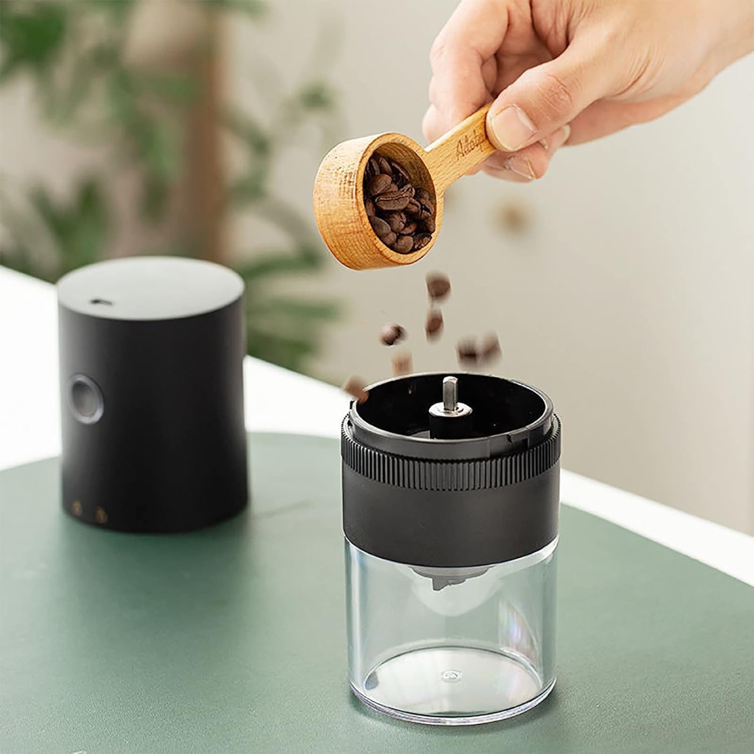 Portable Electric Burr Coffee Grinder 14