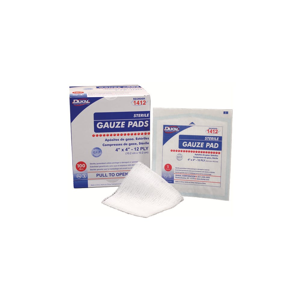 Sterile Gauze Pads - 10 Pack 12-Ply 2" x 2" 2
