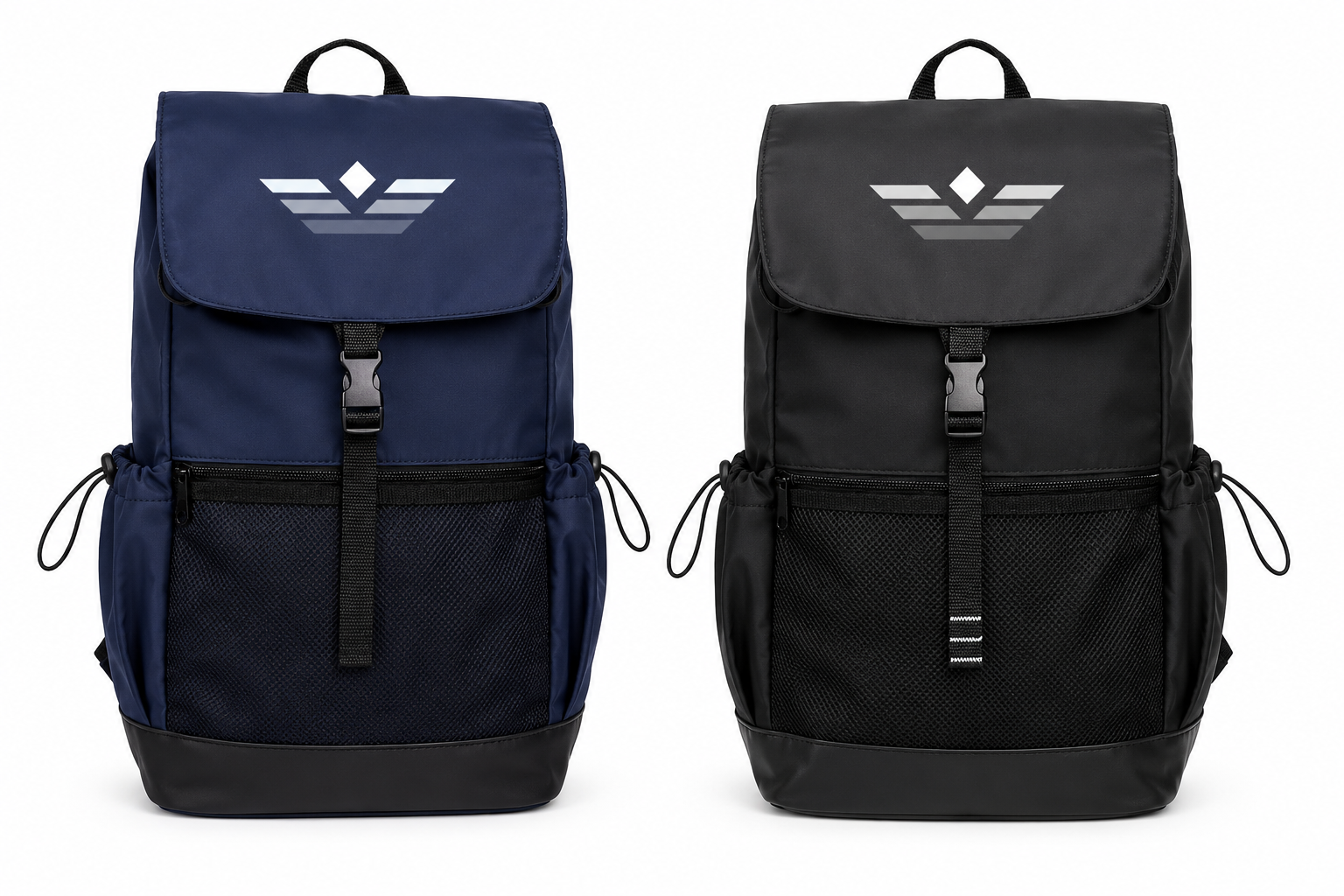 White/Black 20-Can PEVA Cooler Bag