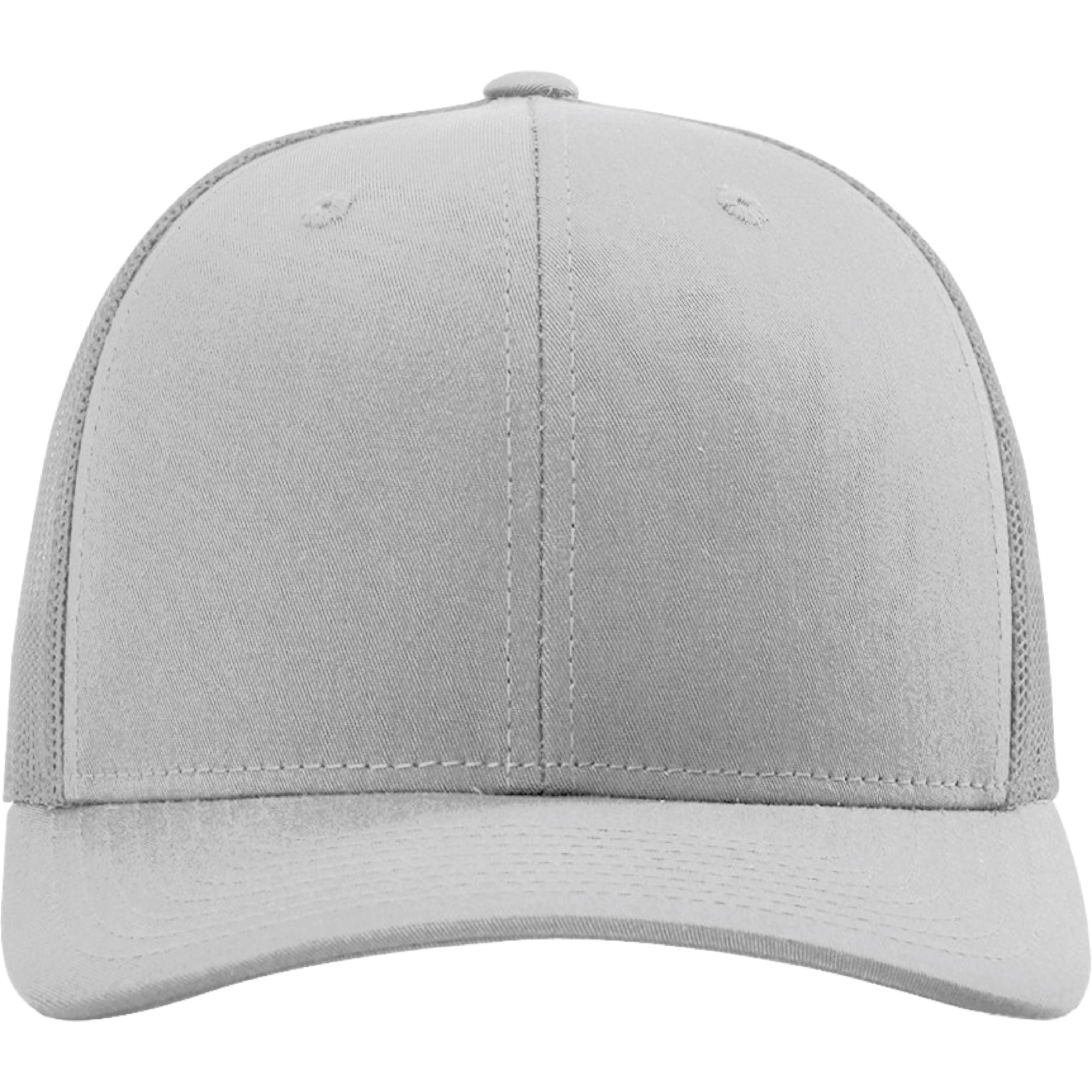 Richardson 112 6-Panel Snapback Trucker Hat w/Leatherette Adhesive Patches or Embroidery 489