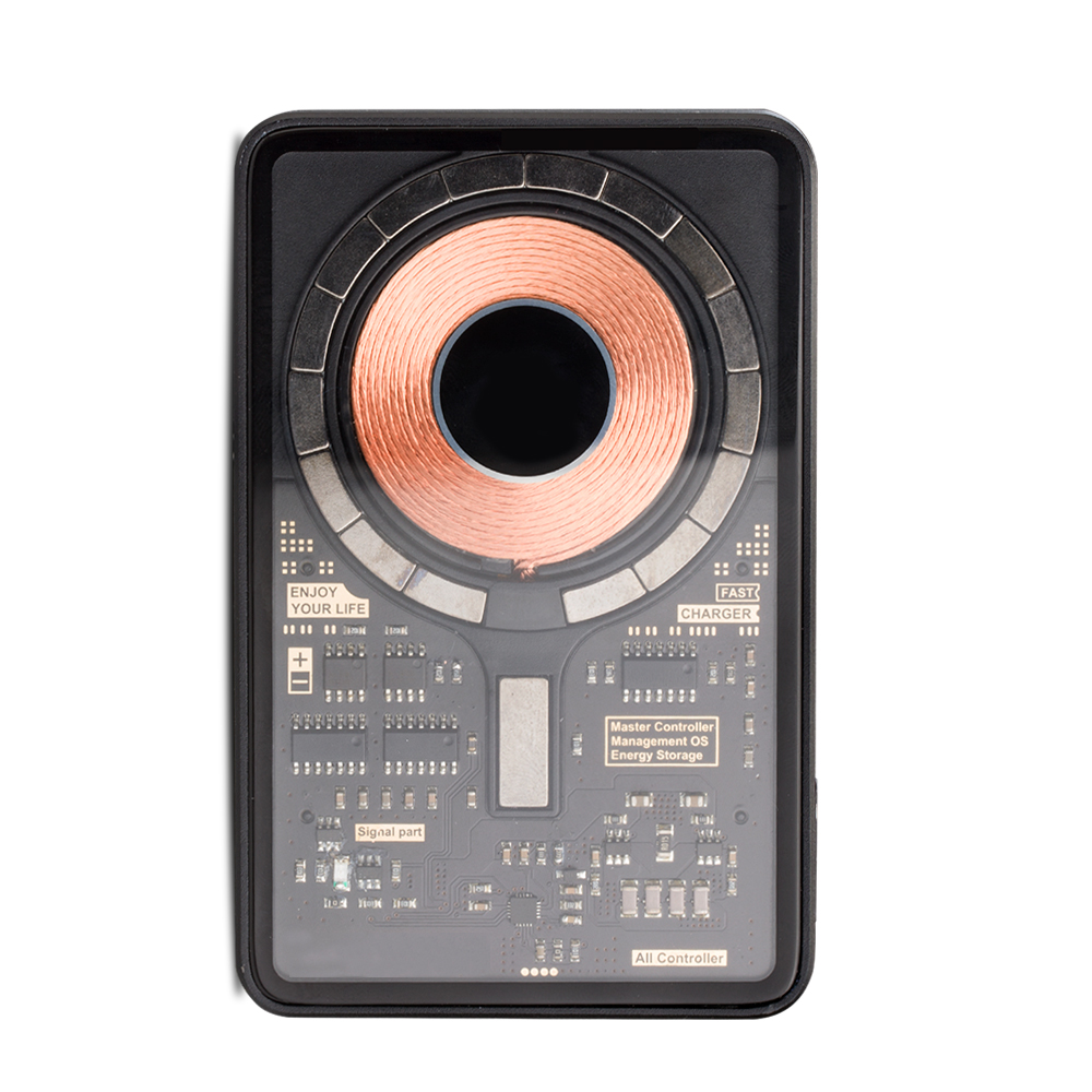 Transparent MagSafe 15W Wireless Charger & 10000mAh Power Bank with Phone Stand 19
