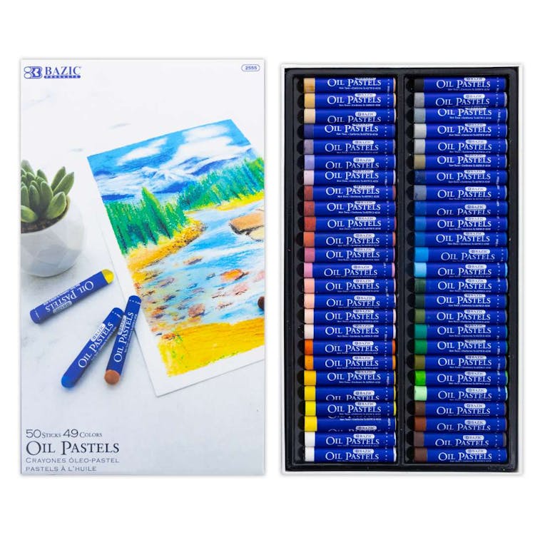 Oil Pastels Set - 50 Colors 3