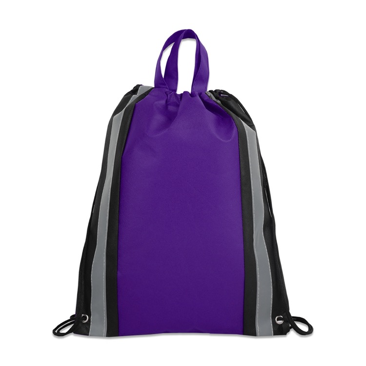 Small Reflective Non-Woven Drawstring Bag 29