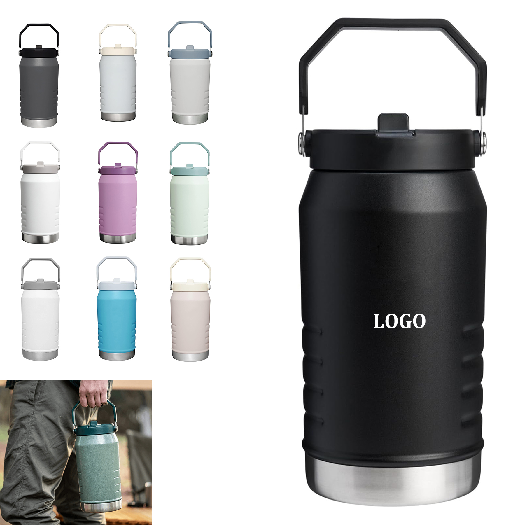 Insulated Stainless Steel Straw Tumbler
