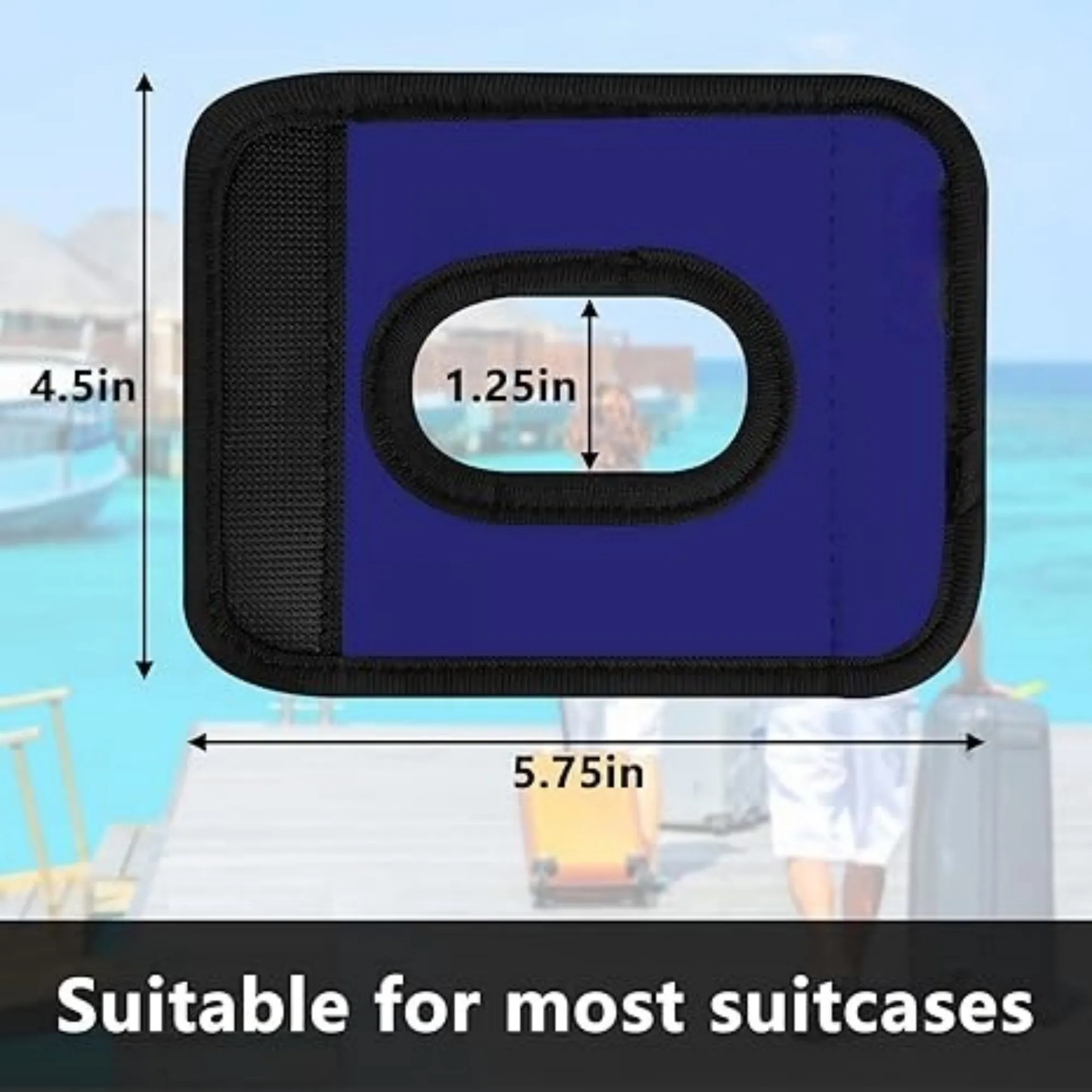 Neoprene Luggage Wrap Handle Cover with Hollow Design 41