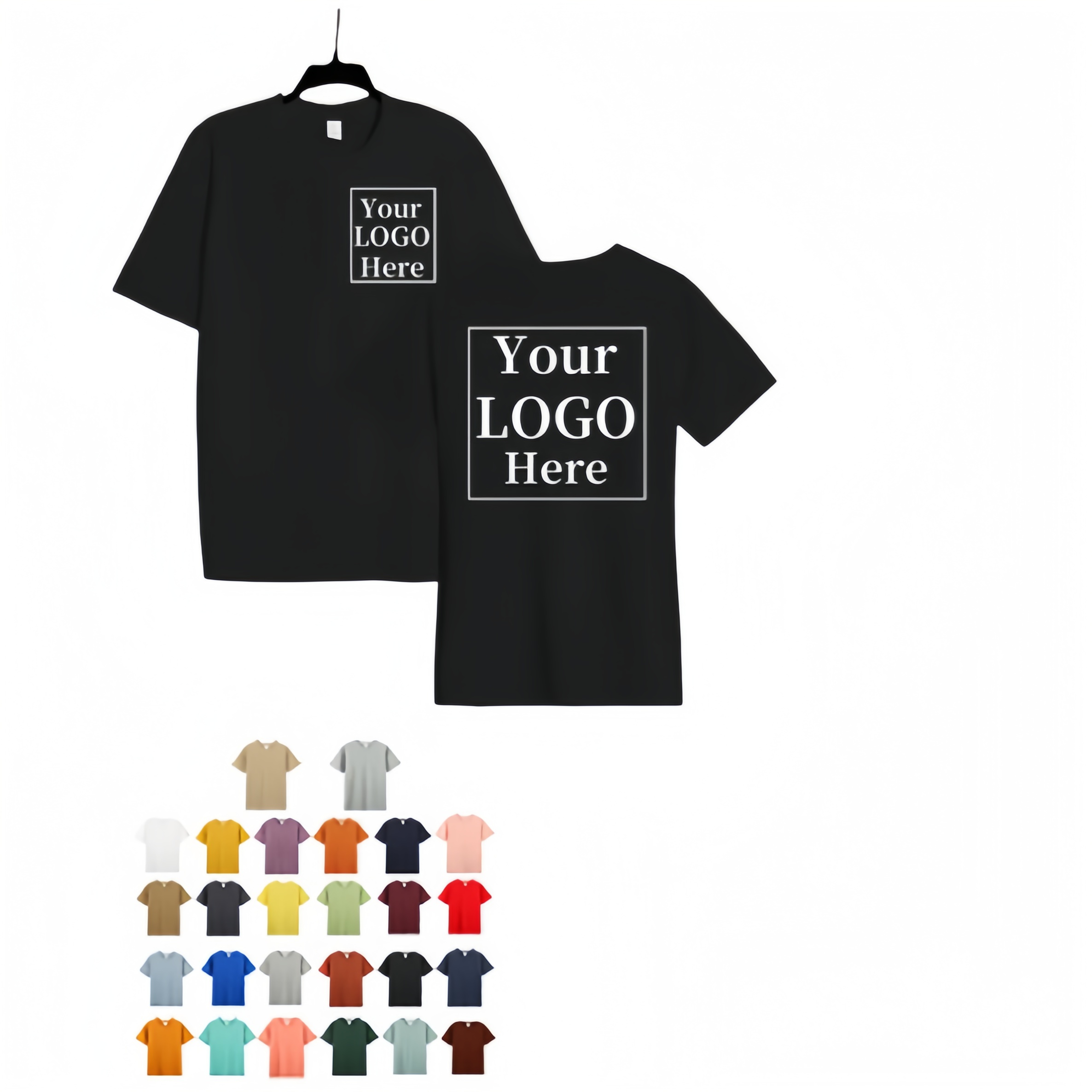 Cotton T-Shirt Custom Short Sleeved